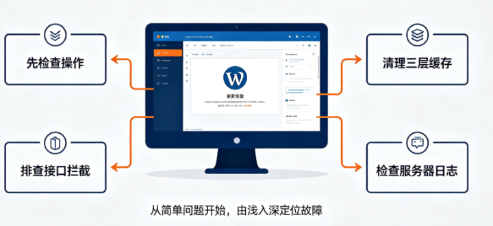 解决WordPress页面或文章无法更新的问题